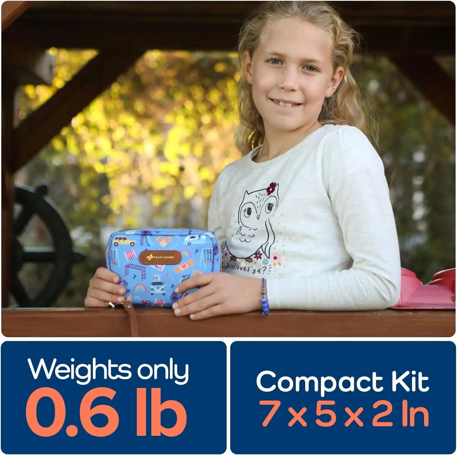 KeepGoing Kids First Aid Kit - 130 Pc - 81dxboewbdl._ac_sl1500_